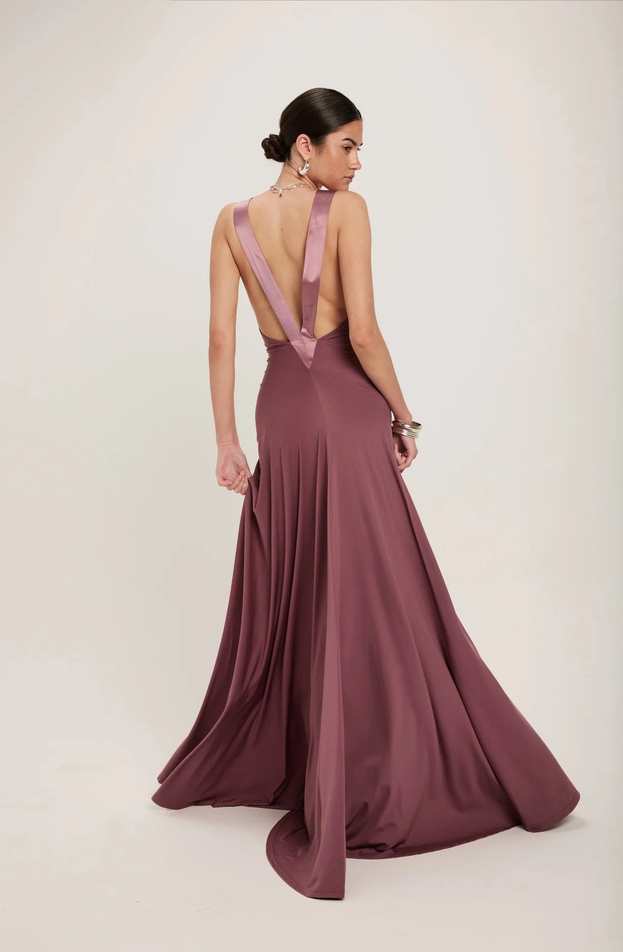 Ance Gria Rosa Gown Mauve