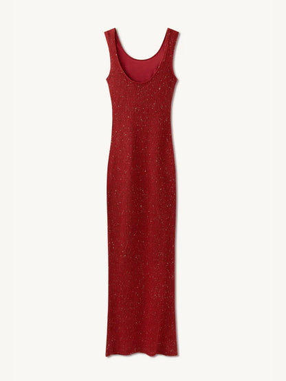 Asta Resort Ana Dress Wine Sequin