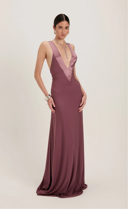 Ance Gria Rosa Gown Mauve