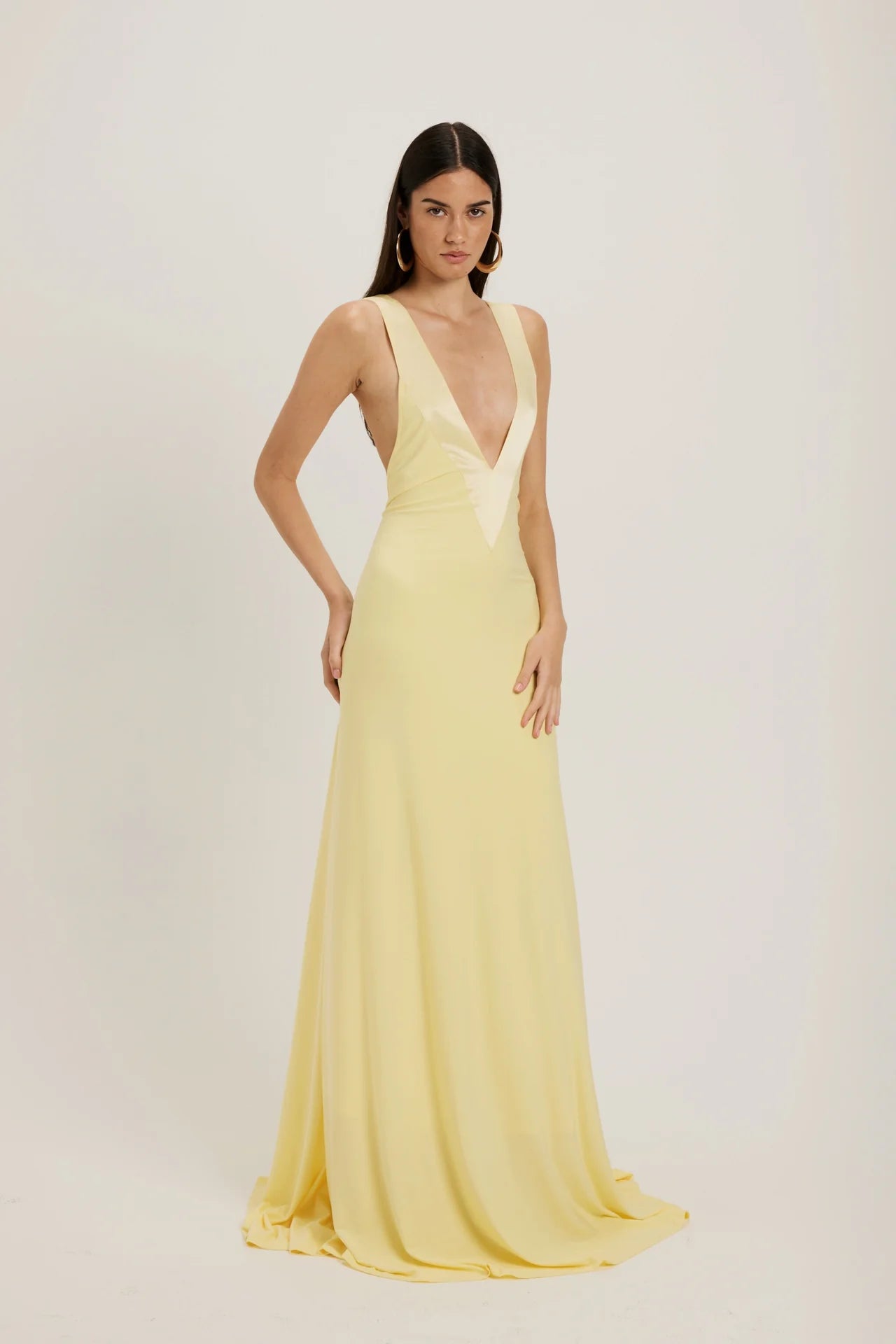 Ance Gria Rosa Gown Lemon