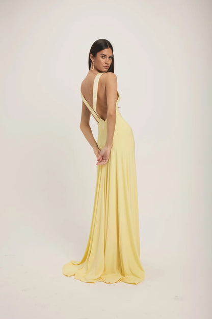 Ance Gria Rosa Gown Lemon