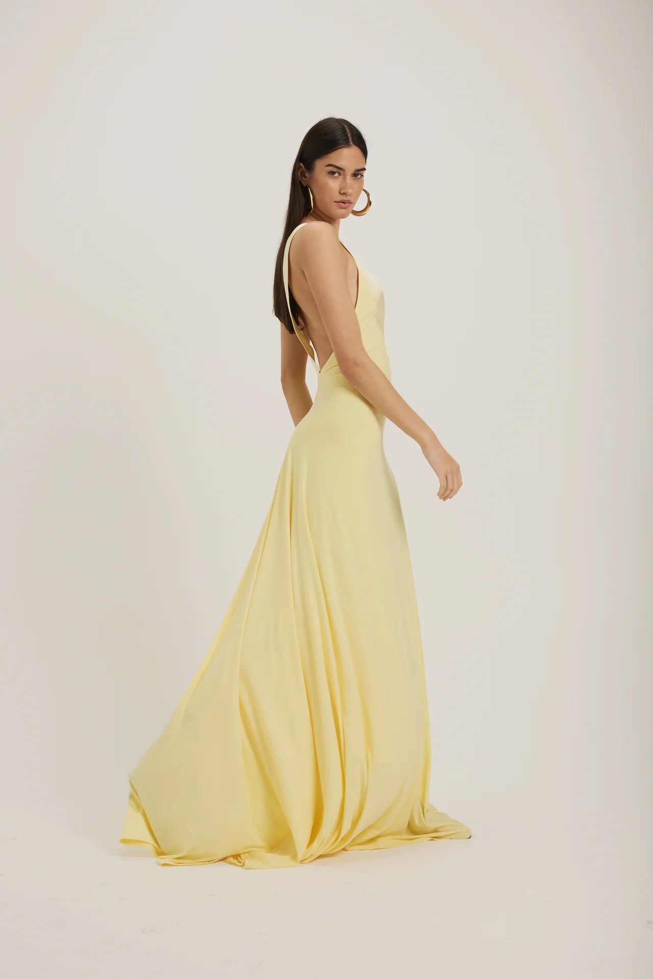 Ance Gria Rosa Gown Lemon