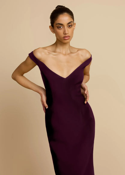 Arcina Ori Ellery Dress Plum