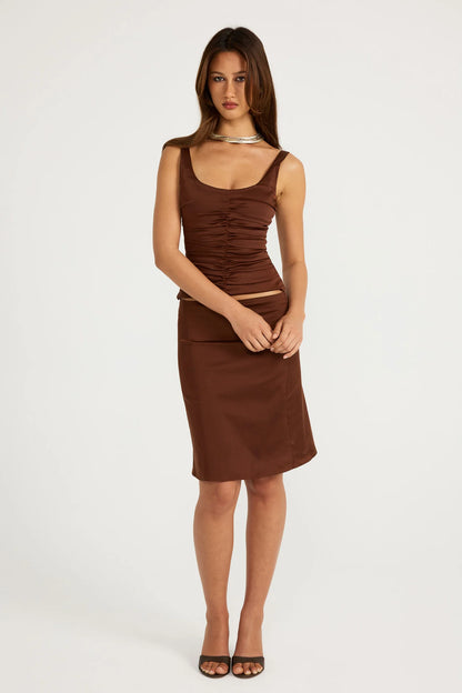 Ance Gria Atlein Midi Set Brown