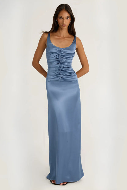Ance Gria Atlein Gown Blue