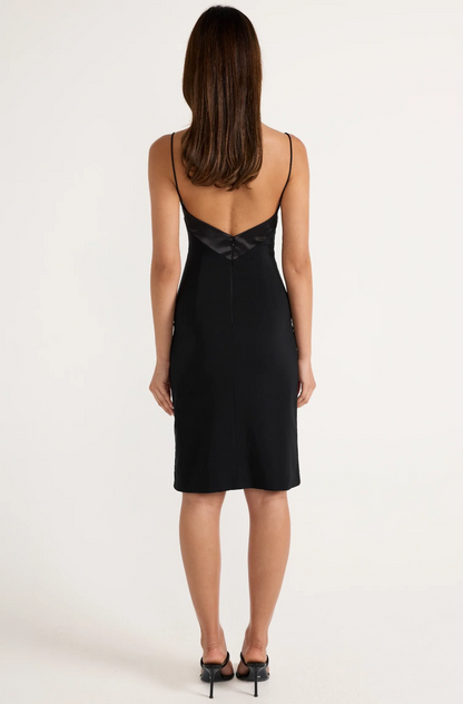 Ance Gria Denise Midi Dress Black
