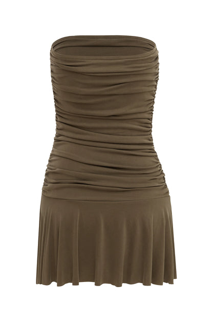 With Jean Rayna Dress Brown