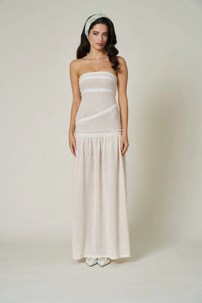 Fait Par Foutch Colette Dress Ivory