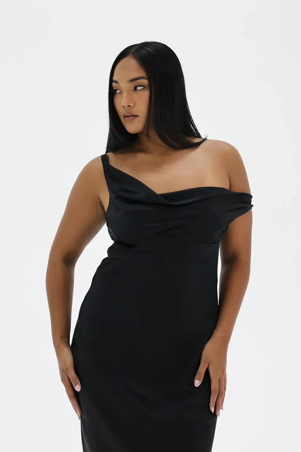 Natalie Rolt Monika Gown Black