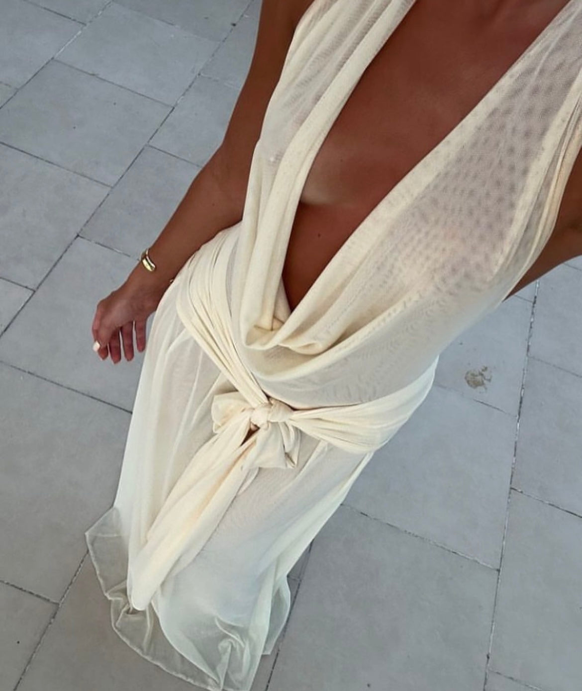 Raphaella Santana Hera Dress Beige