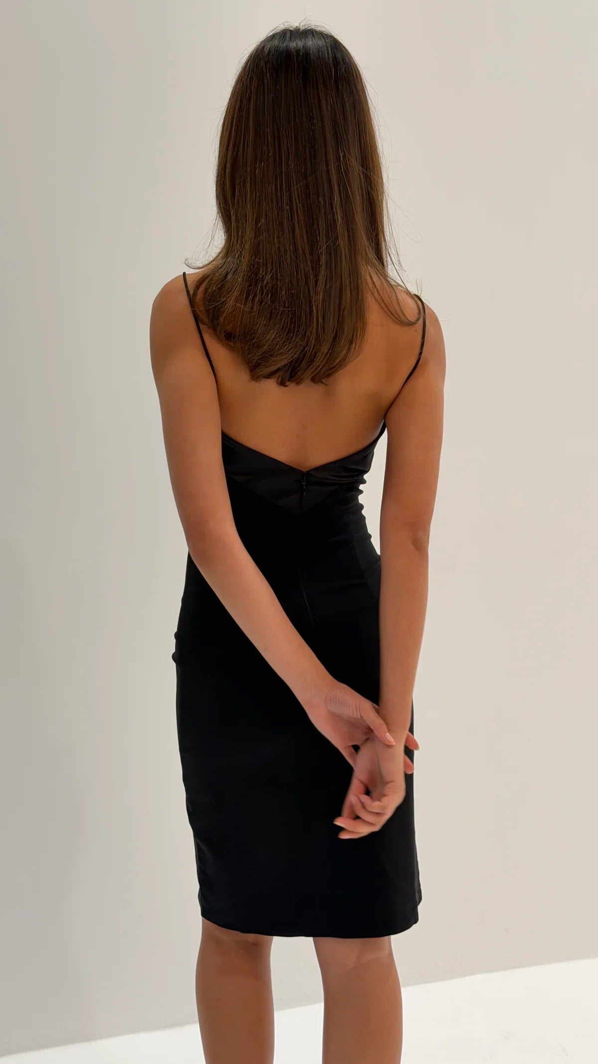 Ance Gria Denise Midi Dress Black