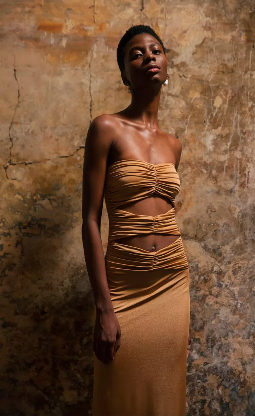 Maygel Coronel Dorato Dress