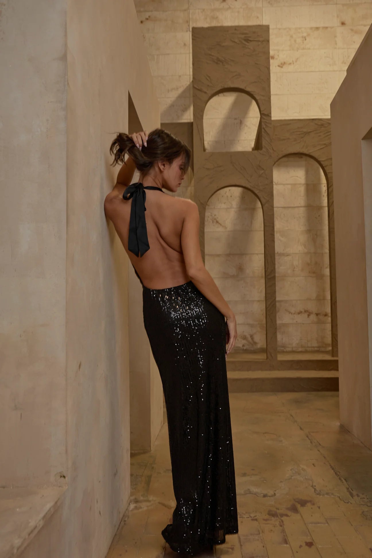 Fait Par Foutch Liana Dress Midnight Sequin