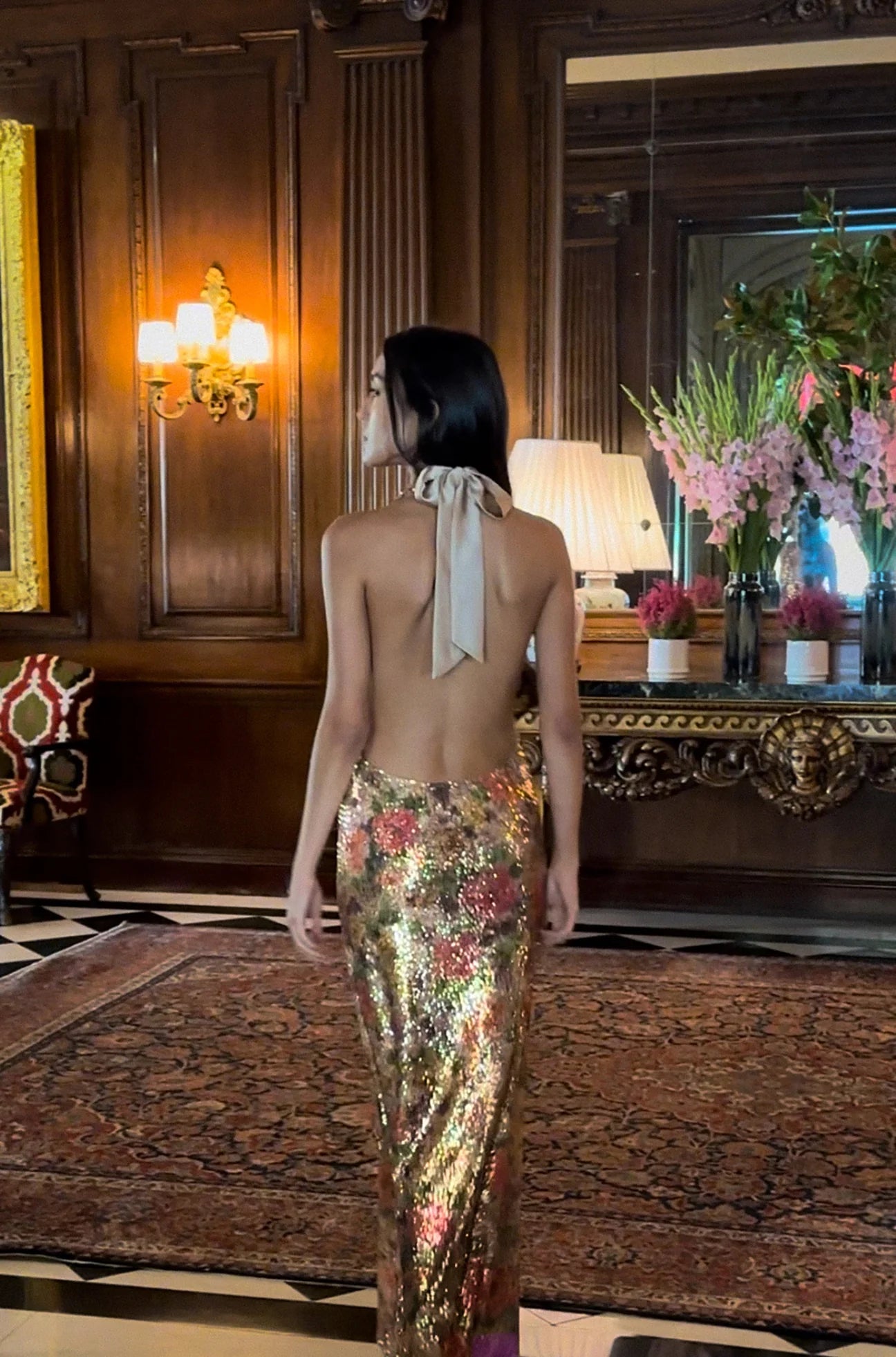Fait Par Foutch Liana Dress Fleur Sequin