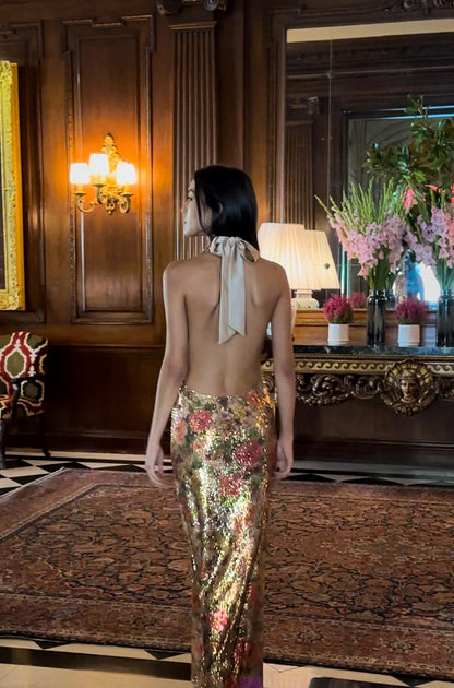 Fait Par Foutch Liana Dress Fleur Sequin