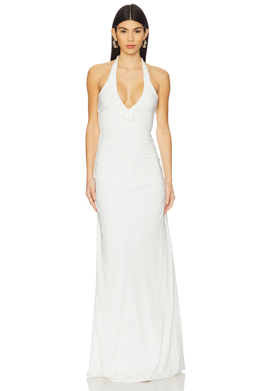 Maygel Coronel Román Dress White
