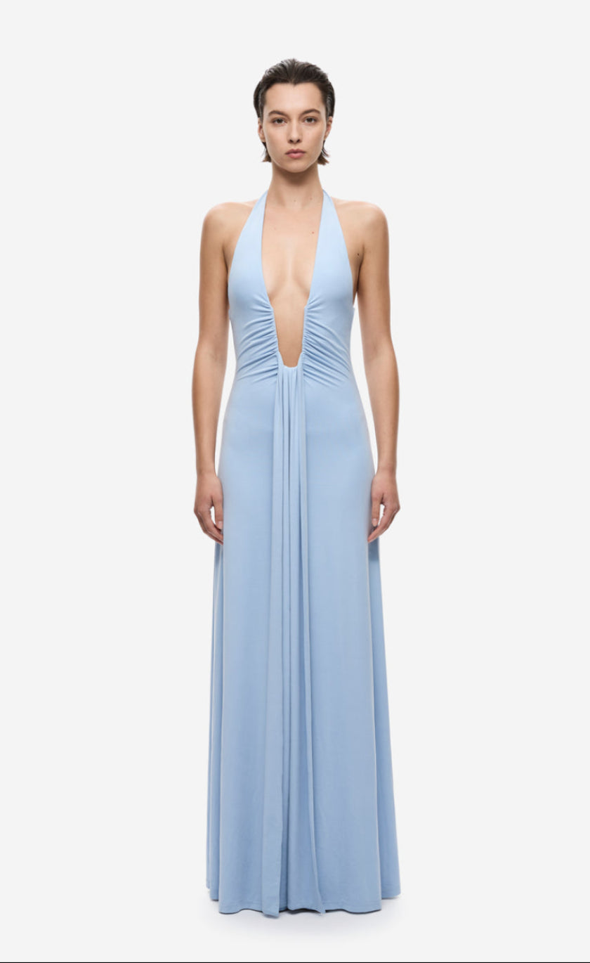 Misha Jennifer Cupro Maxi Cornflower Blue