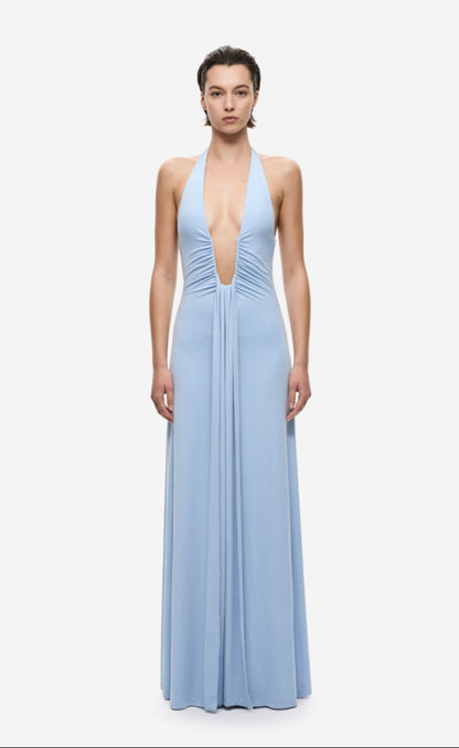 Misha Jennifer Cupro Maxi Cornflower Blue