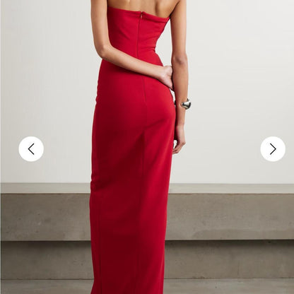 SELLING Solace London Bysha Strapless Red Maxi Dress