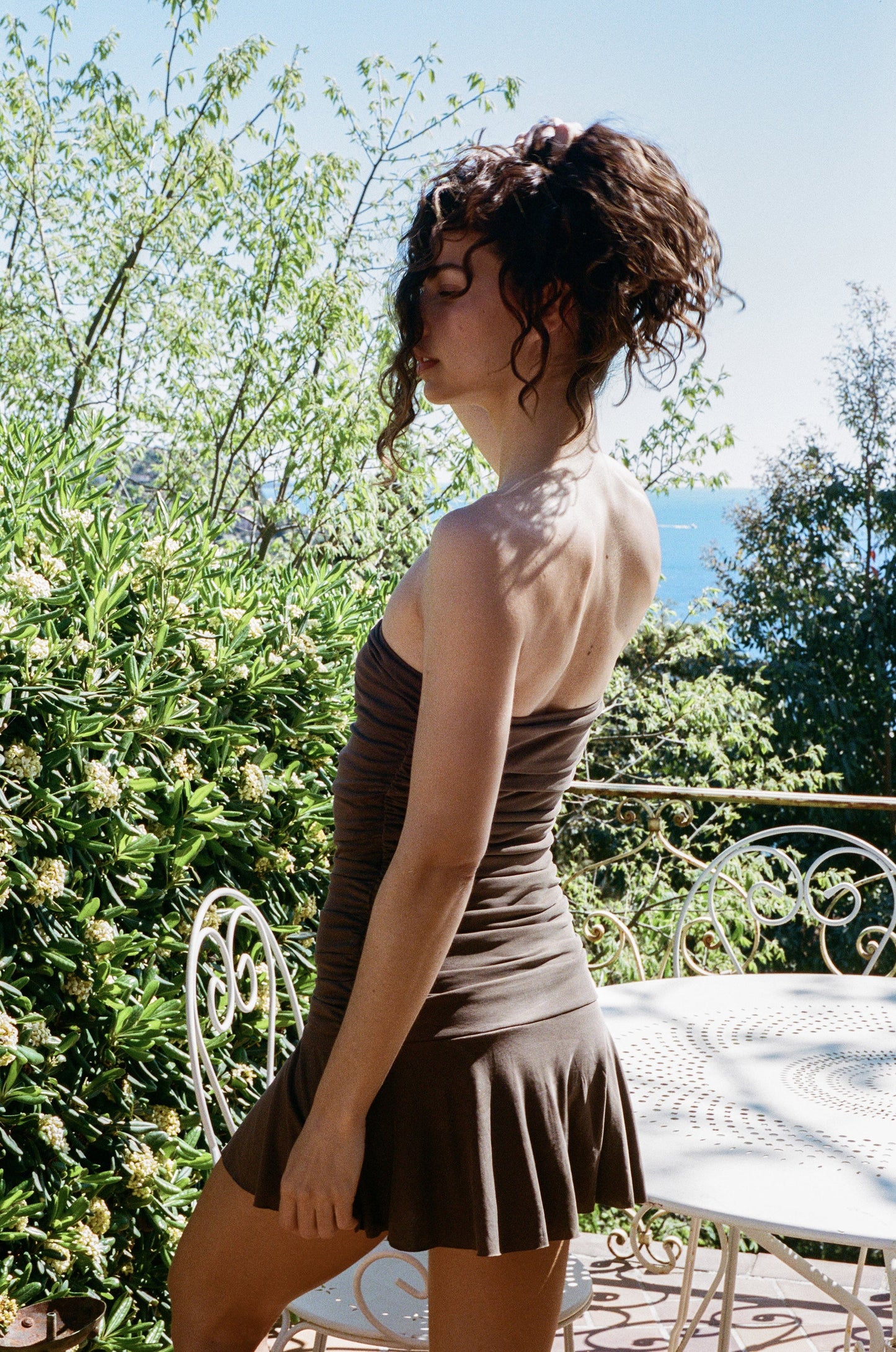 With Jean Rayna Dress Brown