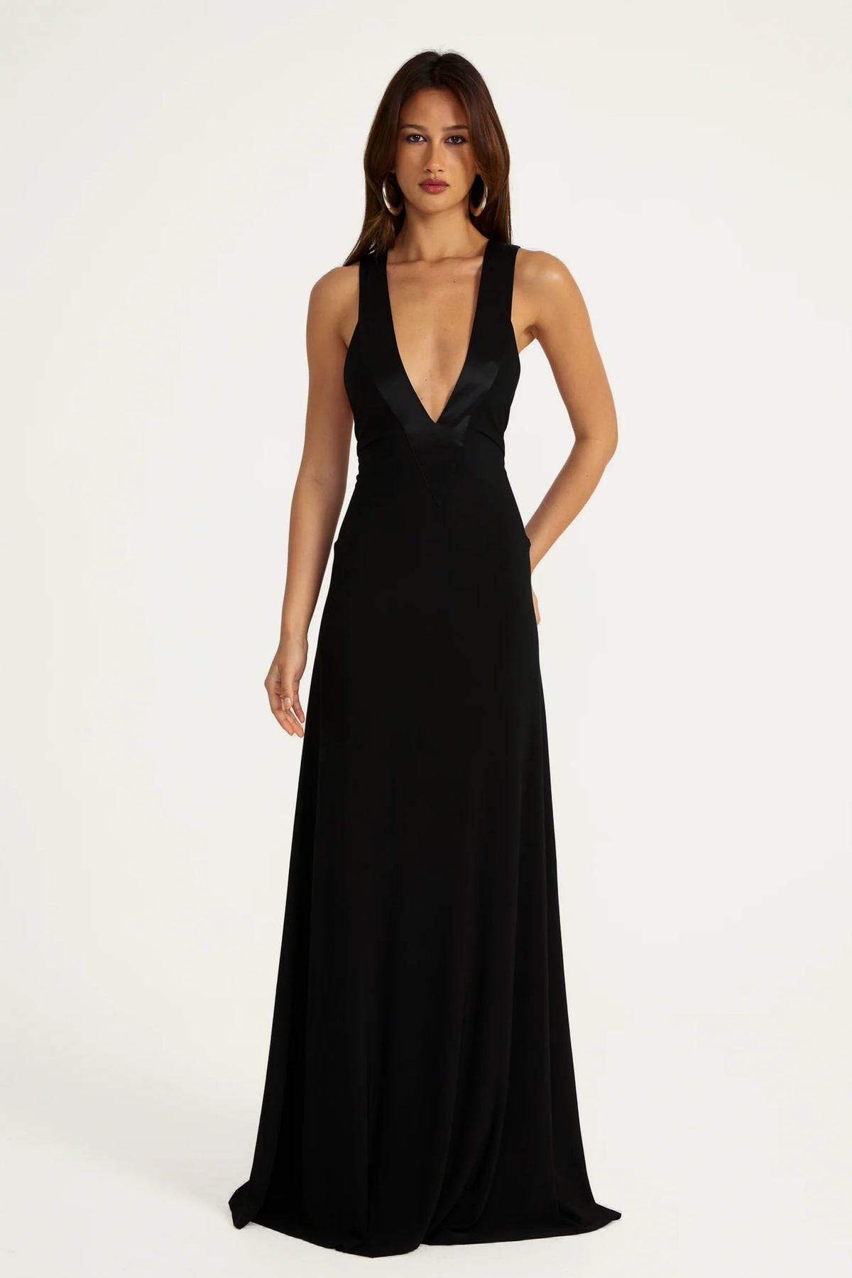 Ance Gria Rosa Gown Black