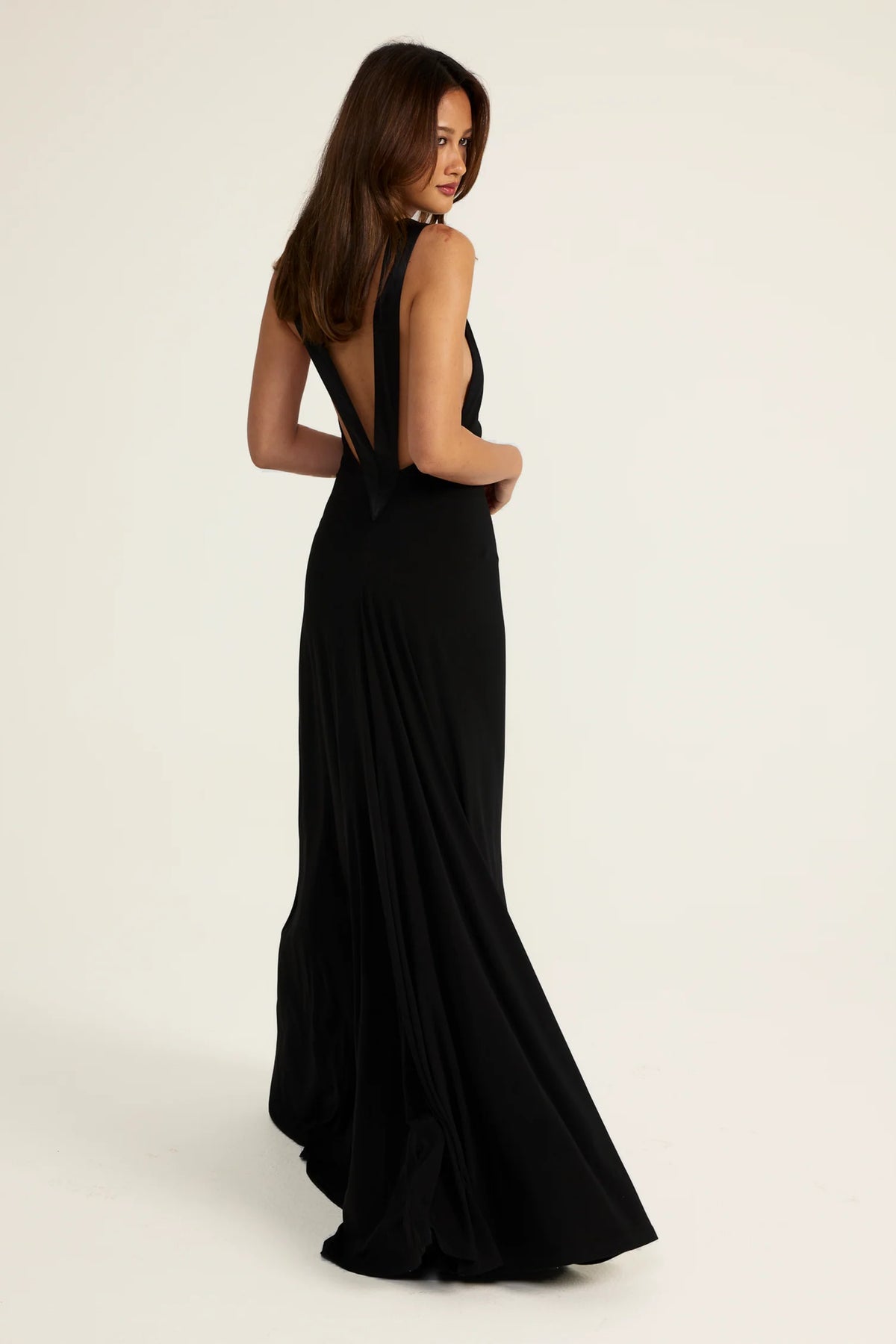 Ance Gria Rosa Gown Black