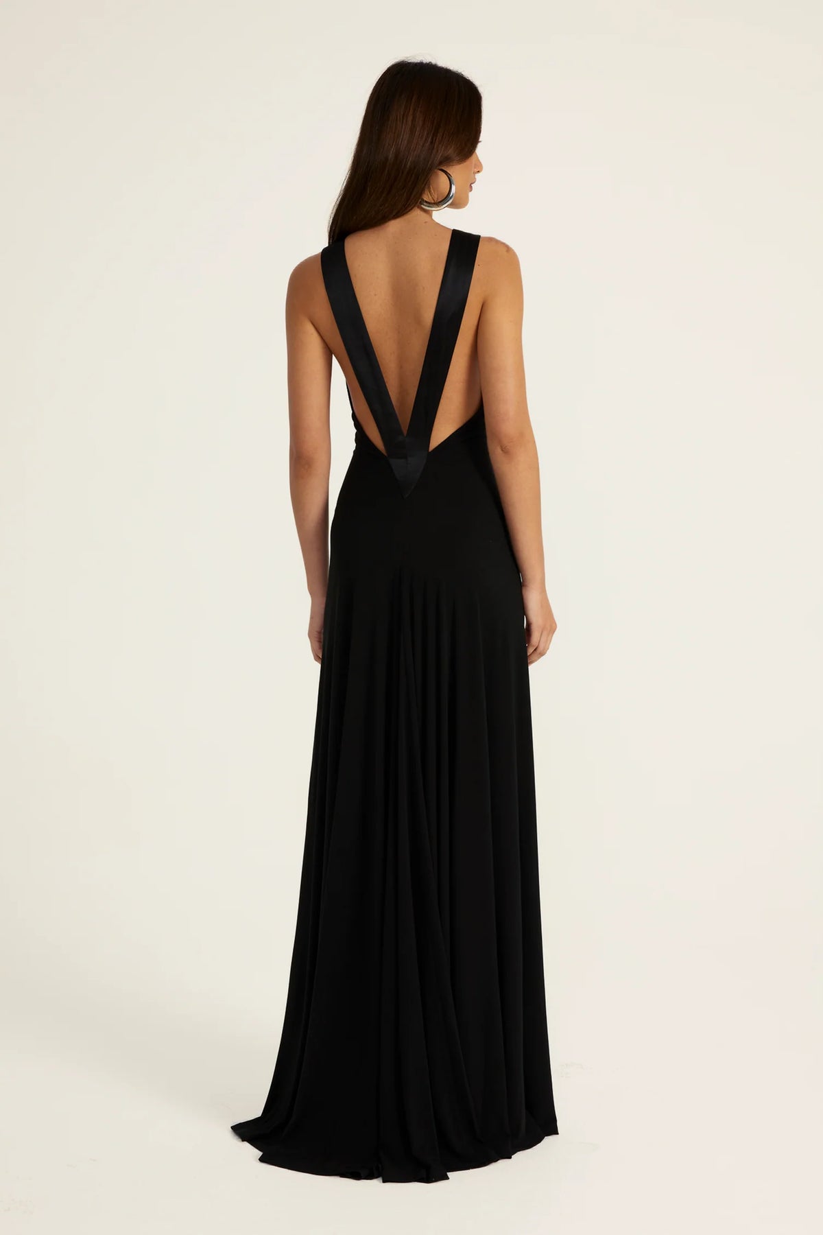Ance Gria Rosa Gown Black