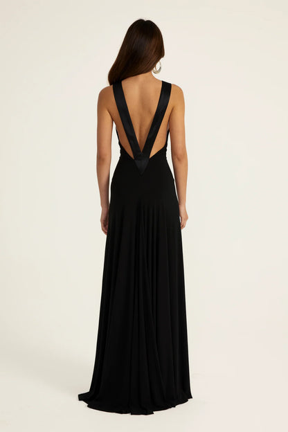 Ance Gria Rosa Gown Black
