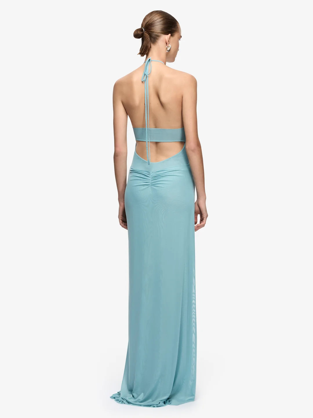 Bec & Bridge Xanthi V Neck Maxi Dress - Bermuda Blue