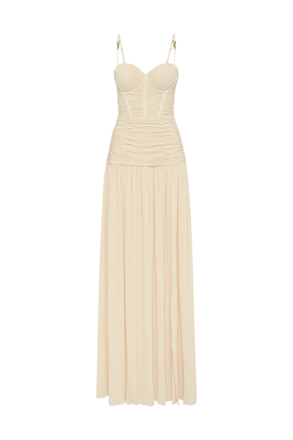 SELLING Manning Cartell Double Time Pleat Dress Nougat