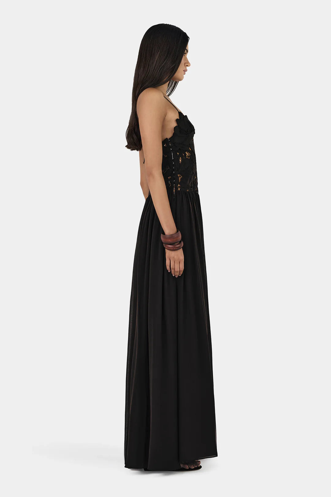 Hansen & Gretel Stephanie Maxi Dress Black