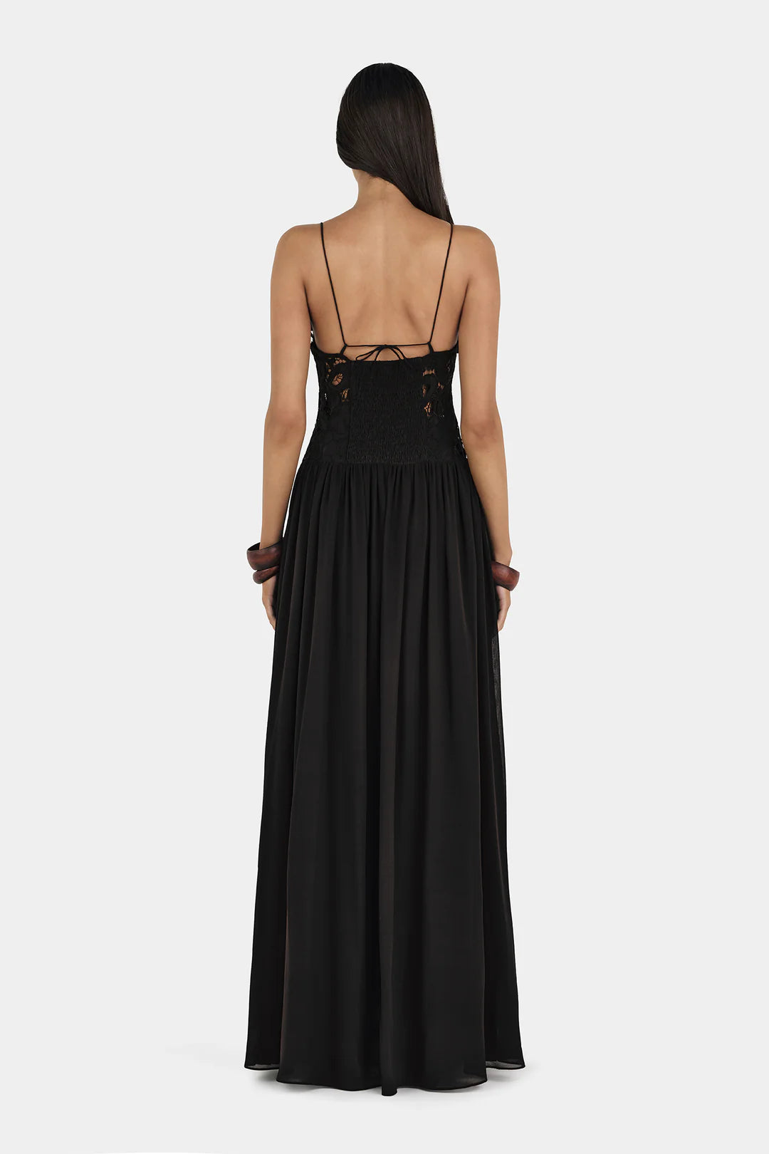 Hansen & Gretel Stephanie Maxi Dress Black – Celeb Style Hire