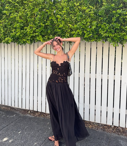 Hansen & Gretel Stephanie Maxi Dress Cedarwood