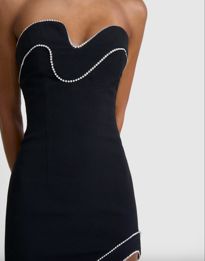 By Johnny Dia Diamond Wave Mini Dress