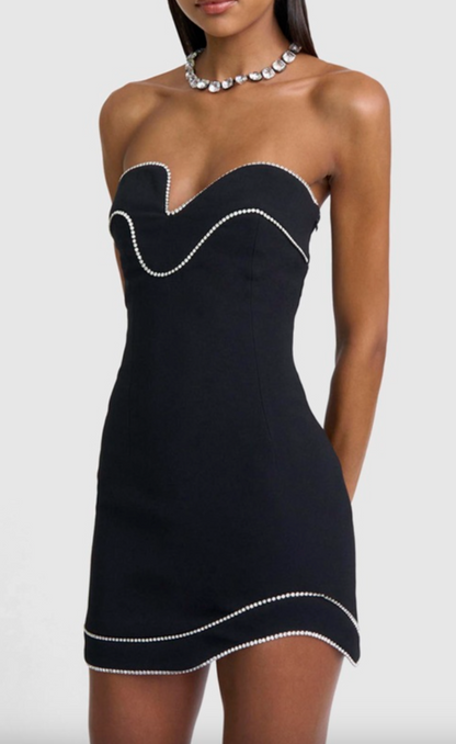 By Johnny Dia Diamond Wave Mini Dress