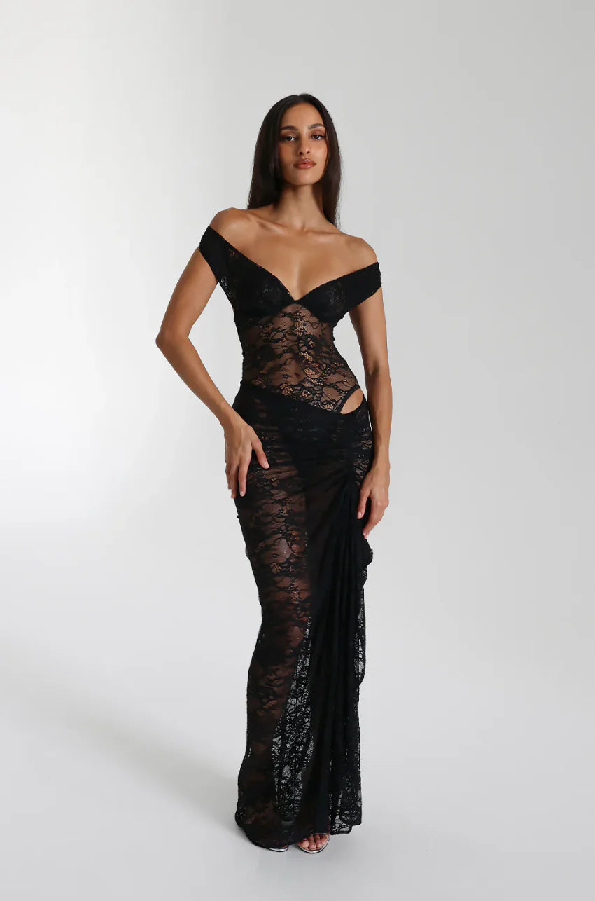Natalie Rolt Aubrey Dress Black