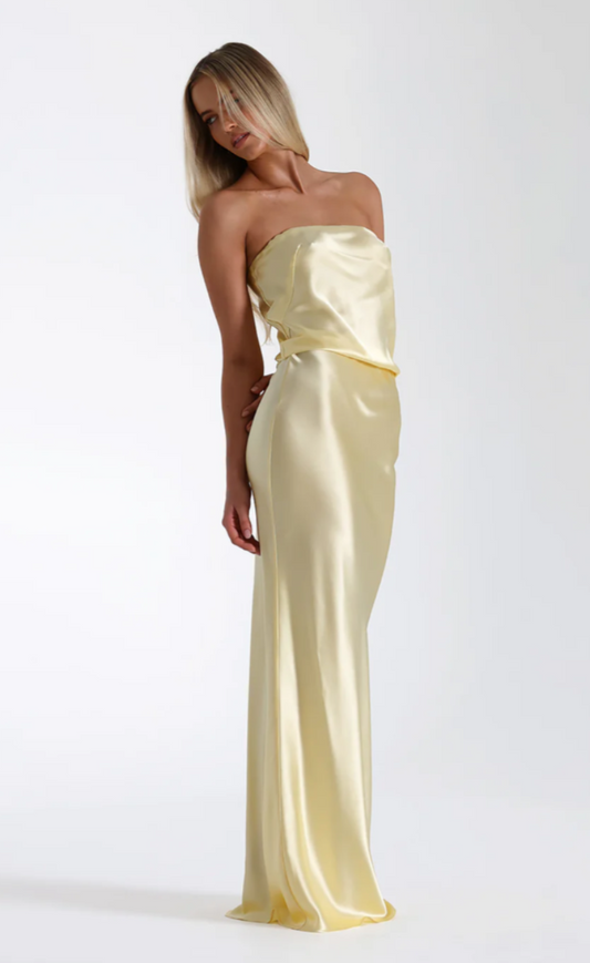 Natalie Rolt Gloria Gown Lemon