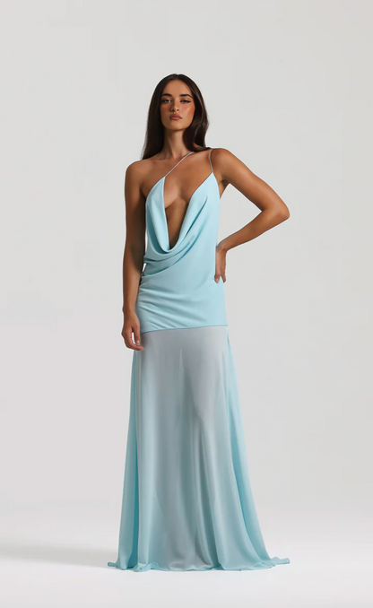 Natalie Rolt Dimity Gown Baby Bue