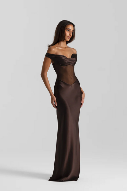 Natalie Rolt Gwyneth Gown Espresso