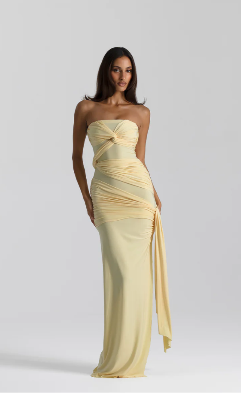 Natalie Rolt Miranda Gown Lemon