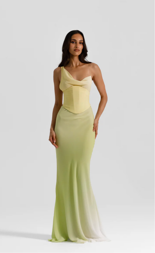 Natalie Rolt Hallie Gown Citrus
