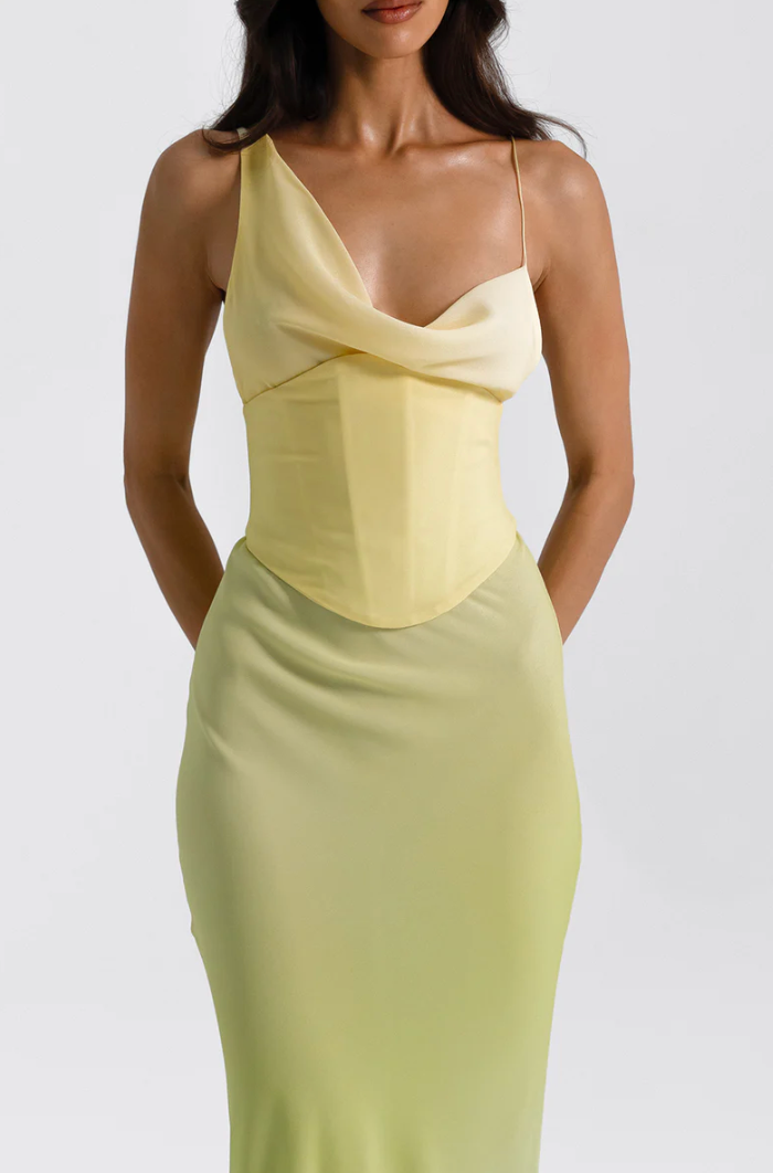Natalie Rolt Hallie Gown Citrus
