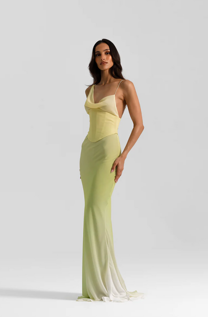 Natalie Rolt Hallie Gown Citrus
