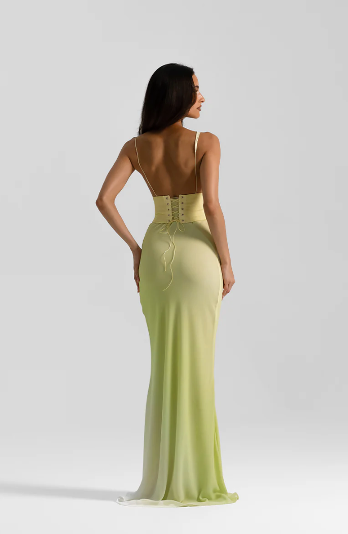 Natalie Rolt Hallie Gown Citrus