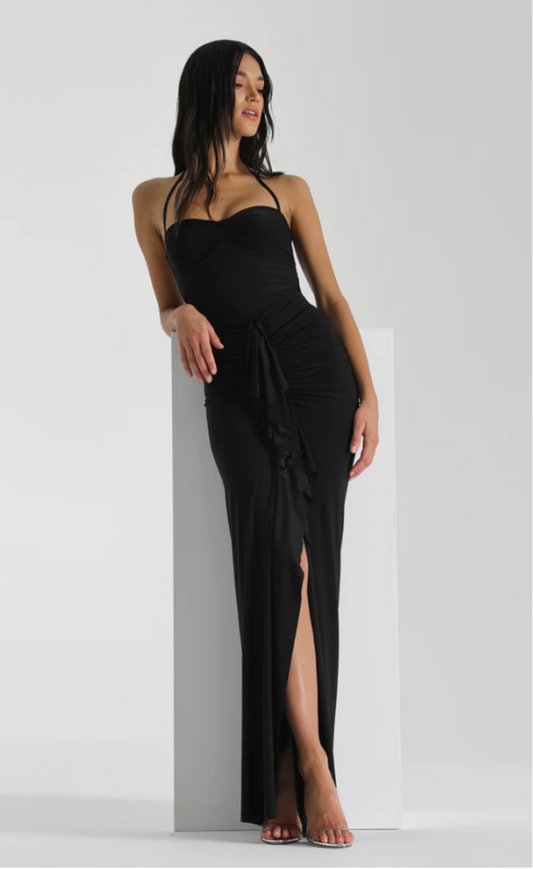 Natalie Rolt Shontae Gown Black