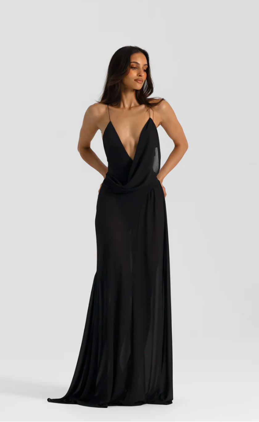 Natalie Rolt Agnes Dress Black