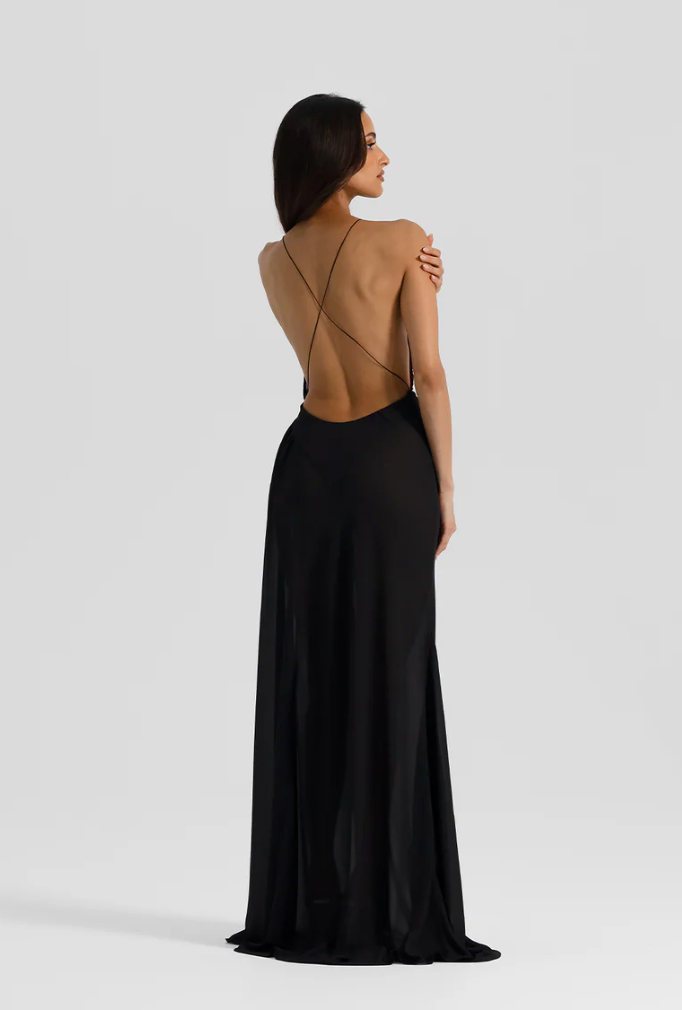 Natalie Rolt Agnes Dress Black