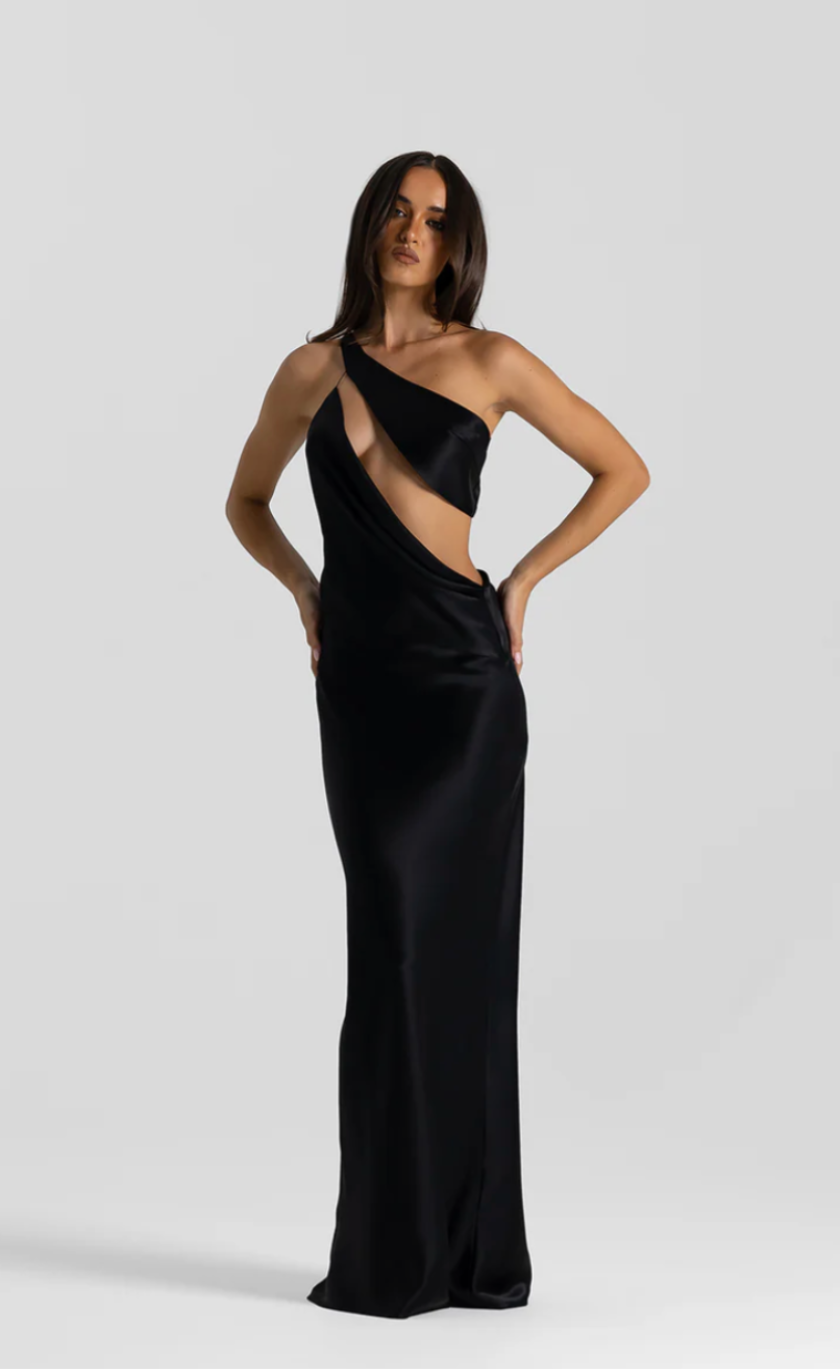 Natalie Rolt Paloma Gown Black