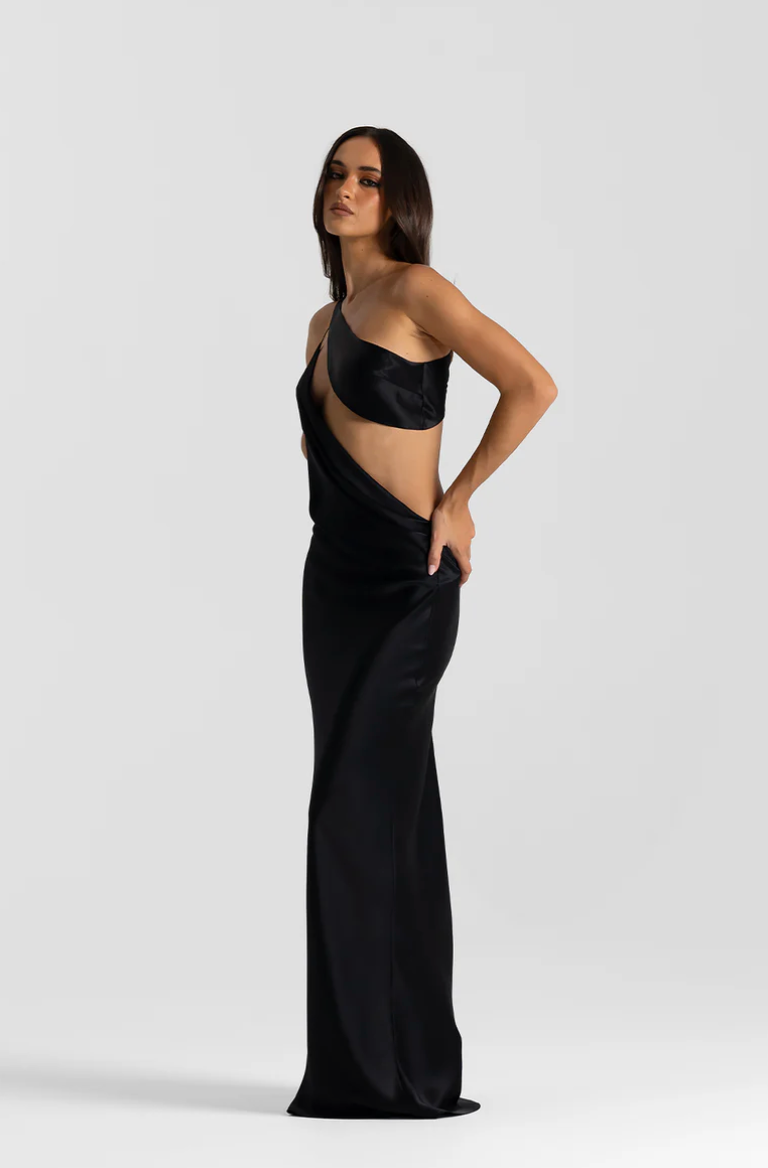 Natalie Rolt Paloma Gown Black