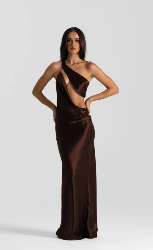Natalie Rolt Paloma Gown Espresso